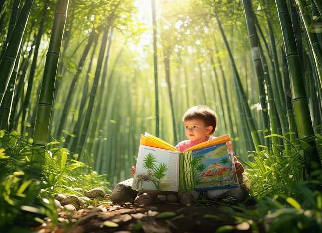 竹子阅读儿童绘本故事 - 关于竹子的绘本故事