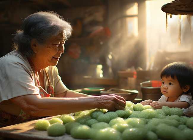 儿童绘本有声书 - 儿童绘本有声书奶奶的青团 儿童绘本有声书 - 儿童绘本有声书奶奶的青团