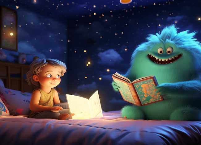 儿童故事怪物的故事；怪物的故事睡前故事大全