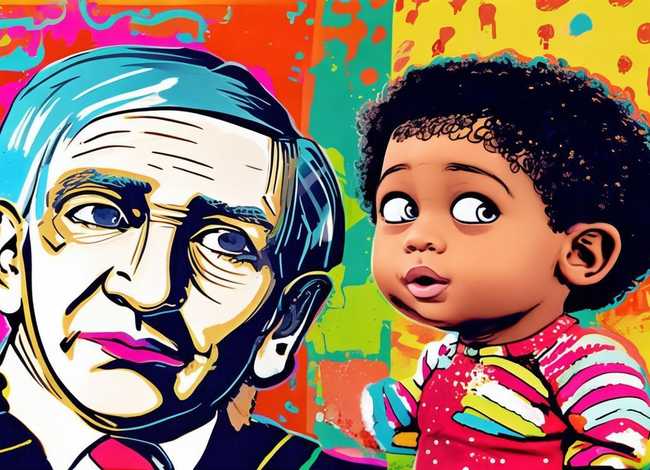 名人儿童故事图片；儿童名人画像图片