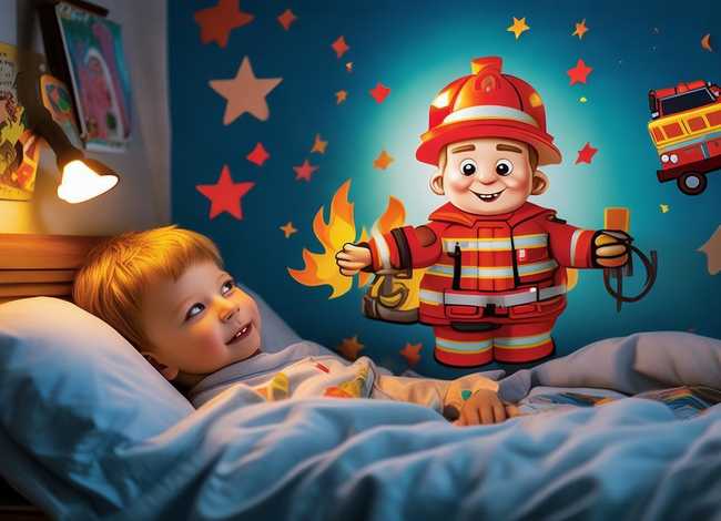 睡前消防故事0-3岁，4岁睡前故事消防员