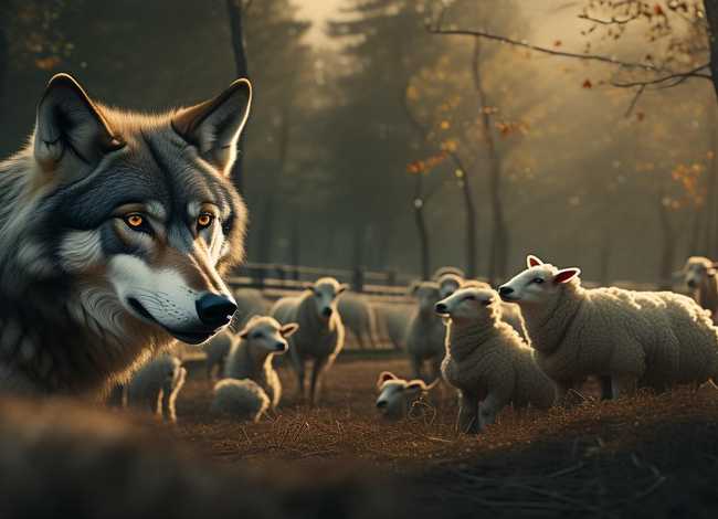 搜一下狼和羊的故事，搜一下狼和羊的故事英语