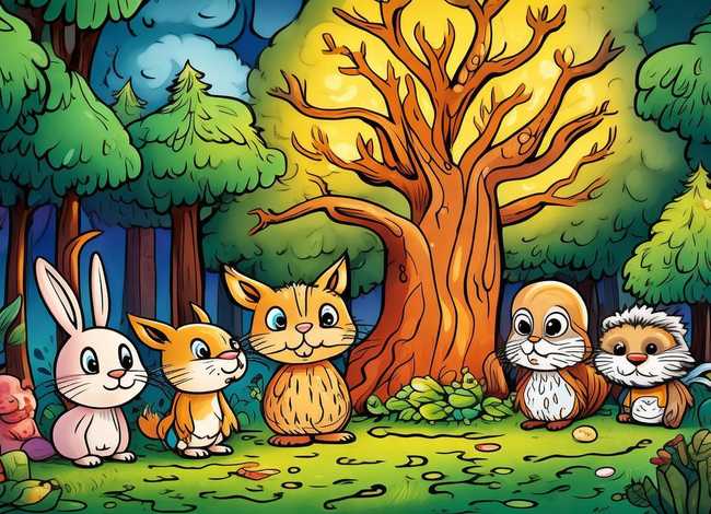 儿童故事情节的图片，幼儿故事情节插画图片简笔画