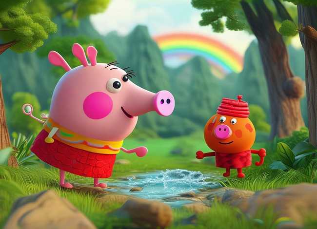 小猪佩奇红猴子的故事，小猪佩奇红猴子的故事视频