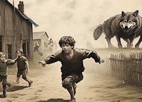 狼来了故事简短版，狼来了故事简短版图片