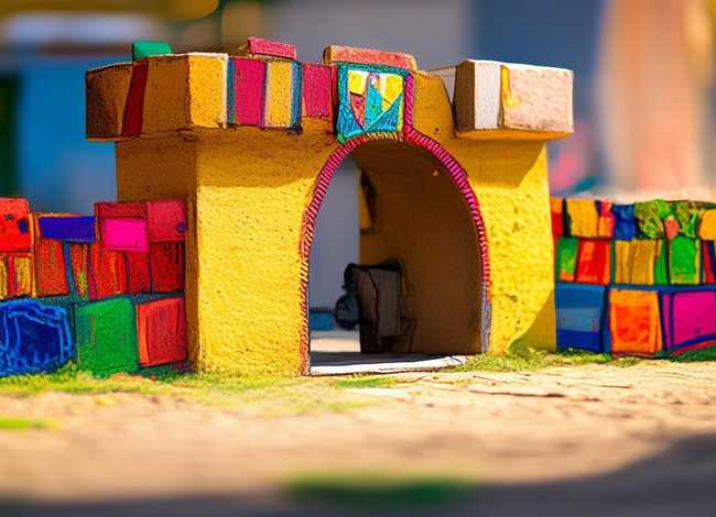 儿童城门简笔画；城门城墙儿童画简笔画