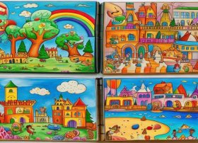 儿童手绘故事；幼儿手绘画故事4图