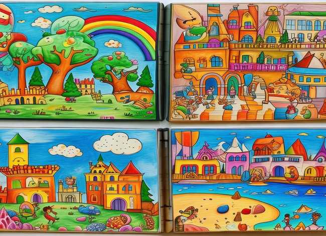 儿童手绘故事；幼儿手绘画故事4图