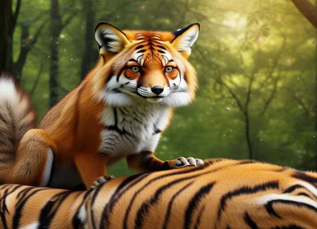 《狐假虎威》故事版本、《狐假虎威》故事版本图片