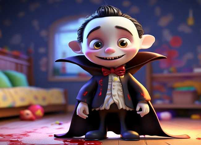 儿童故事3-6岁吸血鬼、儿童版吸血鬼