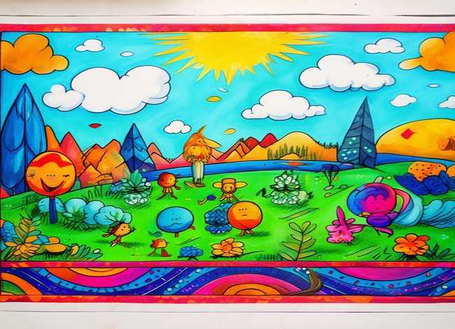 儿童故事手抄报简单图画 幼儿故事手抄报简单又漂亮