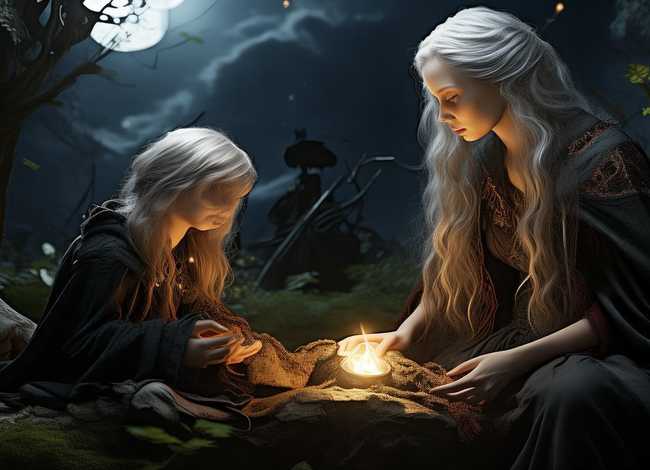 女巫吸血鬼儿童睡前故事（女巫 吸血鬼）