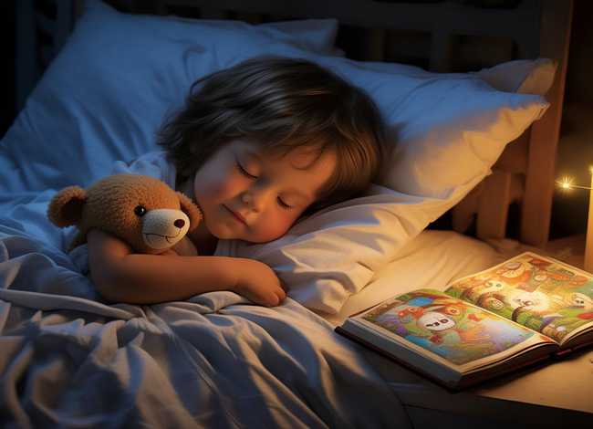 儿童睡觉听故事插画素材、幼儿睡觉听故事 儿童睡觉听故事插画素材、幼儿睡觉听故事