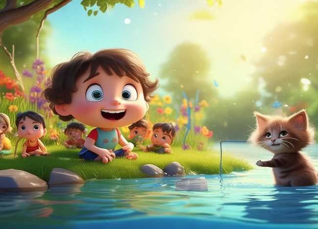 幼儿讲故事小猫钓鱼完整版 幼儿讲故事小猫钓鱼完整版教案