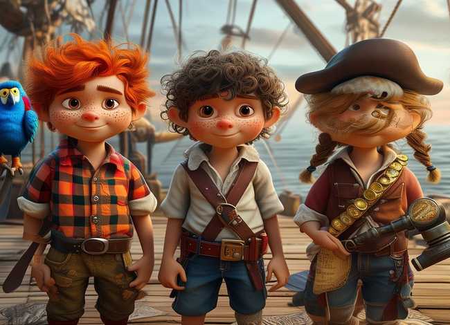 三个小海盗是谁(三个小海盗是谁扮演的) 三个小海盗是谁(三个小海盗是谁扮演的)