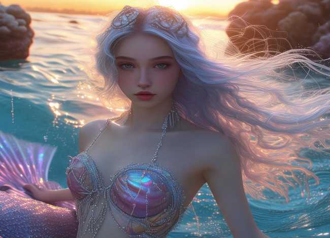 少儿睡前故事小美人鱼，少儿睡前故事小美人鱼图片