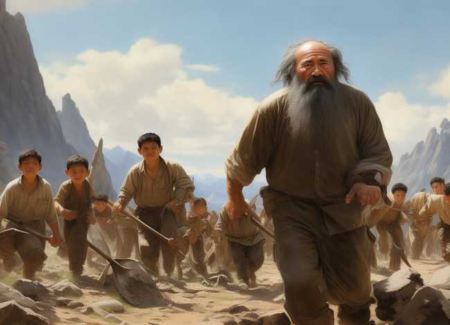 愚公移山儿童故事原文 - 愚公移山故事讲解