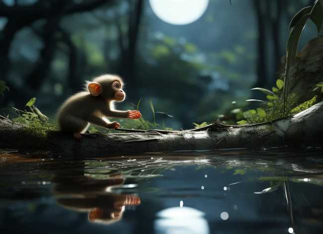 故事猴子捞月亮、鞠萍姐姐讲故事猴子捞月亮 故事猴子捞月亮、鞠萍姐姐讲故事猴子捞月亮