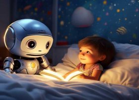 机器人儿童睡前故事3-6岁完整版，睡前故事机器人的故事mp3