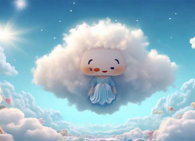 儿童故事云朵姐姐；云朵故事绘本