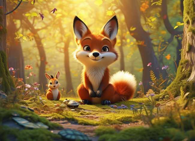 儿童动物狐狸故事、狐狸和动物们的故事 儿童动物狐狸故事、狐狸和动物们的故事
