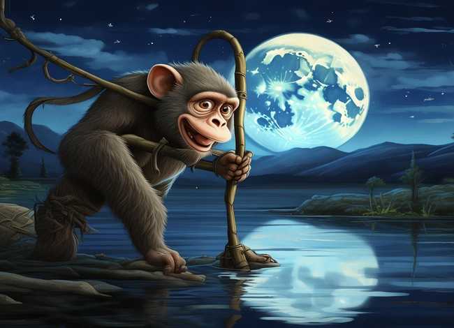小故事猴子捞月亮（小故事猴子捞月亮视频播放）