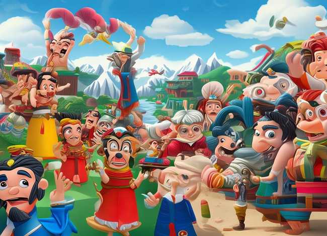 三国儿童动画片、三国儿童版动画片,卡通搞笑