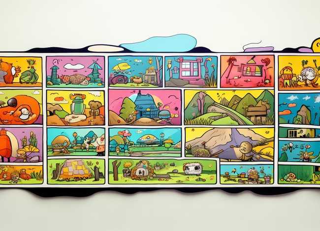 儿童画故事连环画，少儿故事连环画