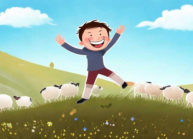 3-6岁儿童故事狼来了图片；故事书大全阅读3-6岁狼来了