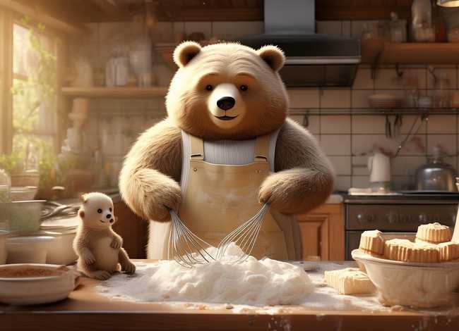 熊妈妈做蛋糕儿童故事、熊妈妈做蛋糕的故事 熊妈妈做蛋糕儿童故事、熊妈妈做蛋糕的故事