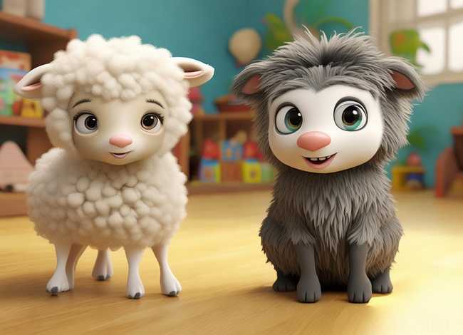 儿童绘本故事大全狼和小羊，狼和小羊幼儿园绘本故事
