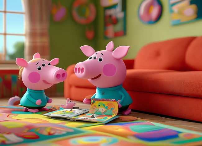 小猪佩奇儿童故事绘本分享；小猪佩奇绘本故事视频