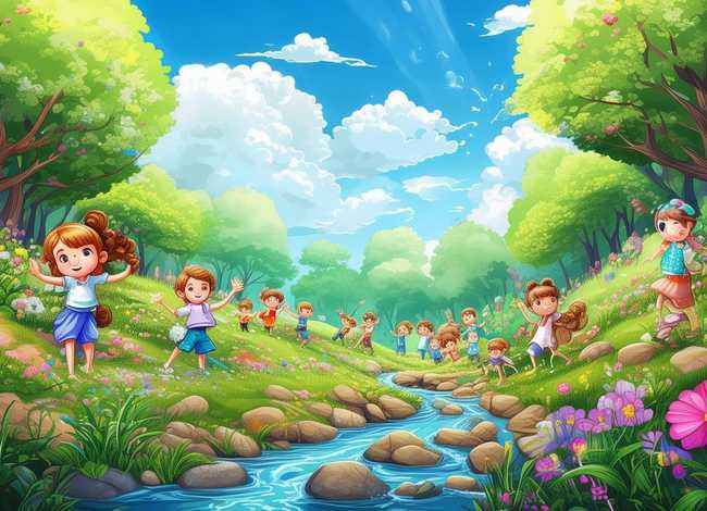 春天的故事画一幅画(春天的故事画一幅画二年级) 春天的故事画一幅画(春天的故事画一幅画二年级)