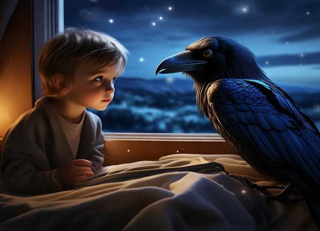 乌鸦故事儿童睡前故事 - 睡前小故事乌鸦 乌鸦故事儿童睡前故事 - 睡前小故事乌鸦