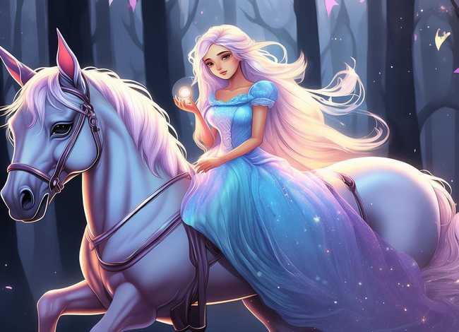 紫月儿童故事，紫月公主的故事视频