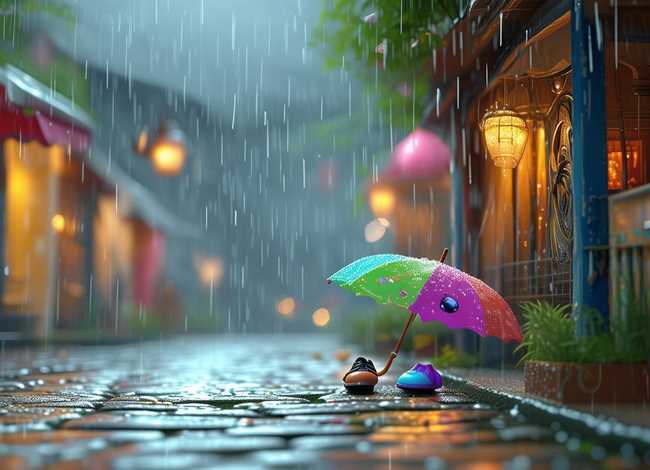 雨天的小故事动画图 - 雨天的小故事动画图片