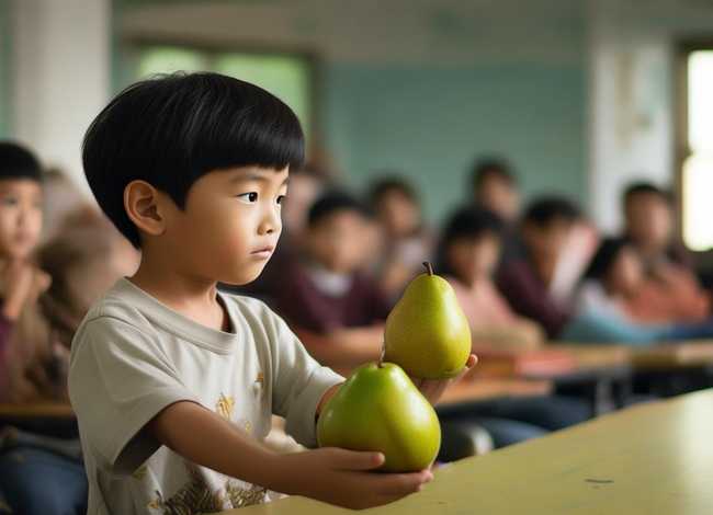 孔融让梨的故事简单版，孔融让梨的故事简单版本