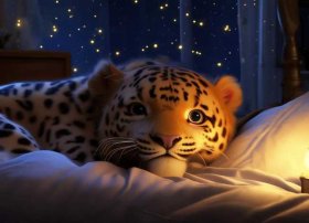 豹子故事儿童睡前故事 豹子的睡前故事