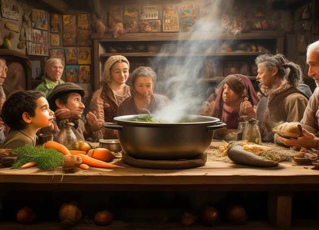 石头汤绘本故事、石头汤绘本故事读后感