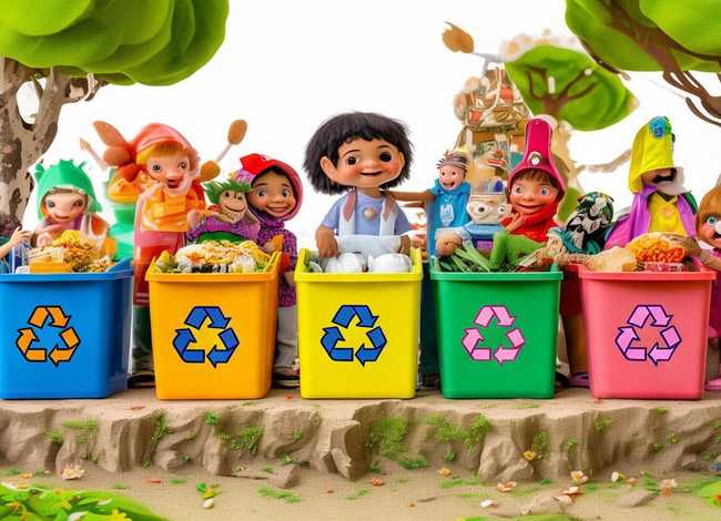 垃圾分类幼儿故事；幼儿讲垃圾分类小故事怎么讲