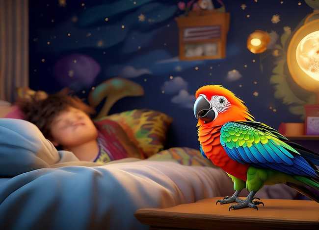 鹦鹉故事儿童睡前故事 关于鹦鹉的睡前故事