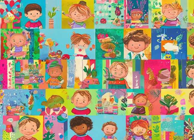 儿童图片资料、儿童图片资料怎么做