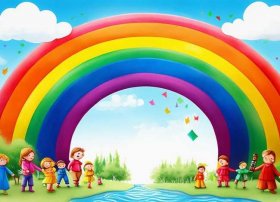 彩虹的故事绘本，彩虹的故事绘本图片