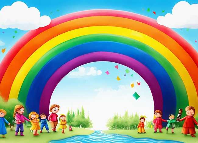 彩虹的故事绘本，彩虹的故事绘本图片