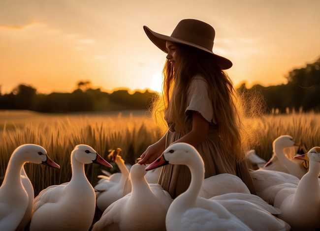 儿童睡前故事放鹅的姑娘 放鹅姑娘的故事中文版