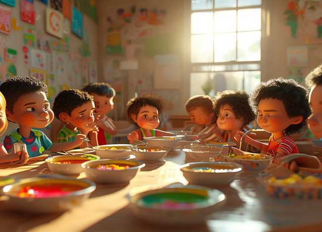 关于小朋友们吃饭的故事 关于小朋友们吃饭的故事大全