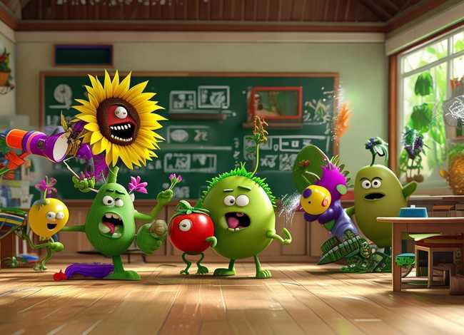 植物大战僵尸讲故事 植物大战僵尸讲故事之学校历险记 植物大战僵尸讲故事 植物大战僵尸讲故事之学校历险记