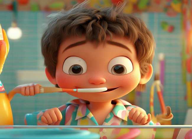 儿童刷牙故事小班、幼儿园小班刷牙绘本故事