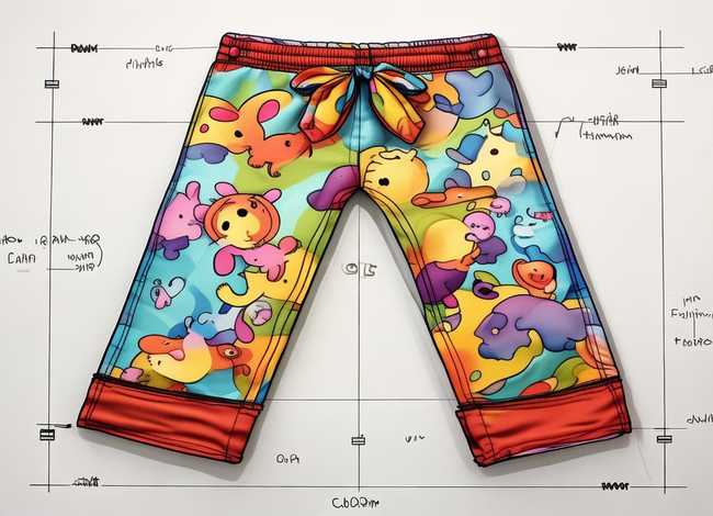 儿童裤子设计图；儿童裤子设计图纸