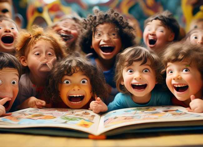 笑话故事儿童图片；儿笑话故事大全